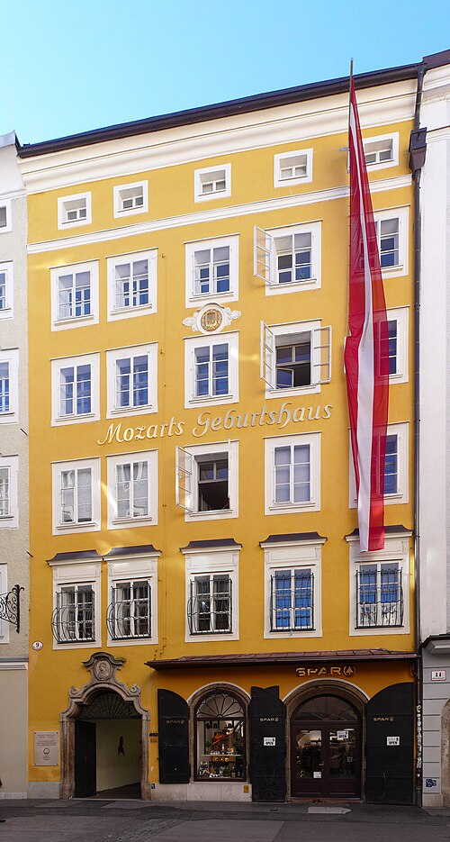 Mozart's birthplace, Salzburg